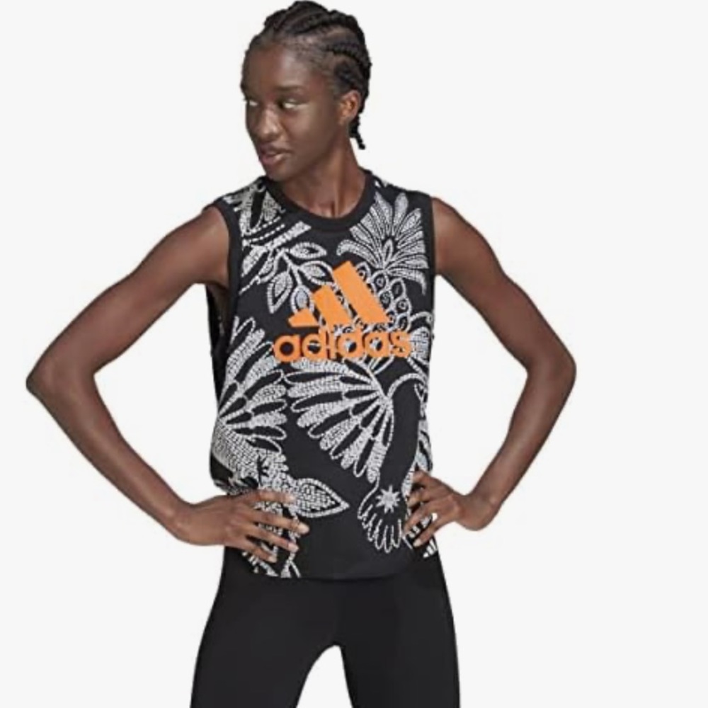 Adidas Farm Rio sleeveless top with side opening